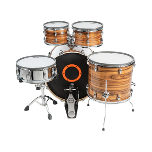 UNLOCK E-Drums 2025 Edición Limitada Amarilla, Set de Batería Eléctrica Profesional |   Compatible con todo tipo de dispositivos, malla silenciosa, madera de lujo - Product Image 1