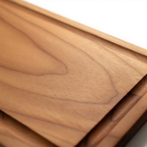 Tabla de Cortar Rectangular de Madera Sostenible de Primera Calidad, Tabla de Cortar con Diseño de Tablero de Ajedrez, Apta para Lavavajillas, para Preparación de Alimentos en la Cocina - Product Image 2