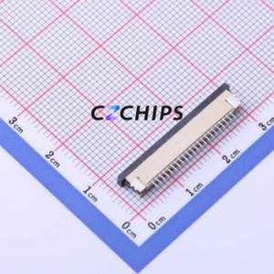 FC10-S22DCU-00 FFC/FPC Connector SMD,P=1mm,Horizontal Mount Connector Drawer Type Top Contact 22P 1mm - Product Image 2