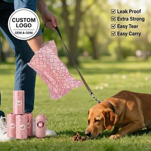 Bolsas de Plástico Ecológicas para Excremento de Perro, Impresión Personalizada, Biodegradables, a Prueba de Fugas, Fáciles de Transportar, Venta al Por Mayor - Product Image 1