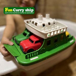 Juego de Barcos de Juguete Mejorado con Coches y 4 Juguetes de Baño con Mecanismo de Cuerda para Bebés, Niños Pequeños, Niños y Niñas - Product Image 3