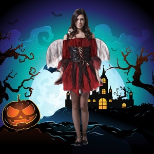 Disfraces de Halloween para mujer adulta, disfraz de Ángel malvado, disfraz de Navidad, bonito diablo de medianoche - Product Image 6