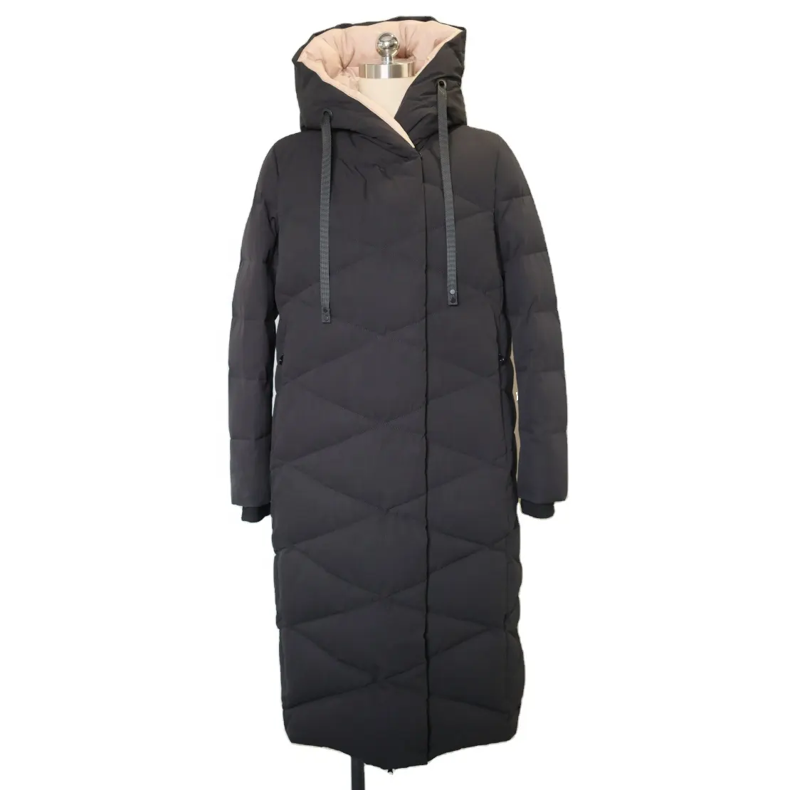 हॉट सेल महिलाओं के लिए लंबे पैडिंग कोट महिलाओं के लिए गर्म विंडप्रूफ सांस लेने योग्य आउटडोर लंबे पफर जैकेट