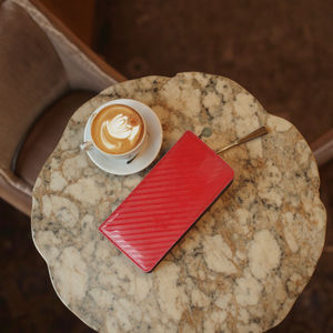 Portefeuille de luxe pour femme, en cuir PU rouge, avec fermeture éclair, pochette pour <span class=keywords><strong>carte</strong></span>-cadeau, idéal pour les promotions - Product Image 4