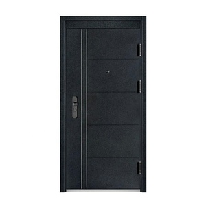 Puertas Reforzadas Modernas a <span class=keywords><strong>Precio</strong></span> de Mayoreo, Puertas de Acero Laminado en Frío de Estilo Contemporáneo para Edificios Residenciales - Product Image 5