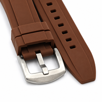 Bracelet de montre en silicone 20 22 24 mm, bracelet de remplacement sport pour montre connectée, vente en gros, logo personnalisé OEM ODM