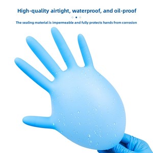 100 Cajas <span class=keywords><strong>de</strong></span> <span class=keywords><strong>Guantes</strong></span> <span class=keywords><strong>de</strong></span> <span class=keywords><strong>Nitrilo</strong></span> Desechables Azules y Negros <span class=keywords><strong>de</strong></span> 6 Mil, Sin Polvo, Precios Económicos, Venta al <span class=keywords><strong>por</strong></span> Mayor para Fabricantes Médicos - Product Image 3