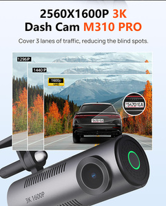 Caméra embarquée <span class=keywords><strong>M310</strong></span> Pro avec résolution 3K, capteur G 3D à trois axes, enregistrement, vision nocturne, WiFi 360 °   Caméra de tableau de bord rotative pour voiture - Product Image 5