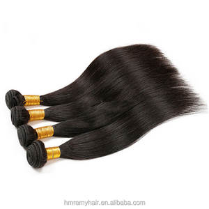 批发 100% 天然原生雷米人发编织批量库存样品 24 英寸丝滑直发波浪巴西发束中国 - Product Image 3