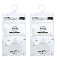Sacs déshumidificateurs suspendus jetables de 500 ml, absorbeurs d'humidité, sacs chimiques anti-moisissures pour la maison, sacs anti-humidité pour chambre à coucher