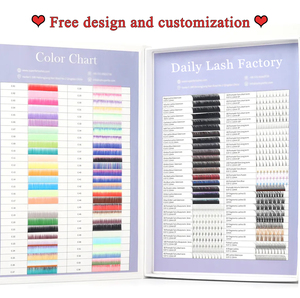 Hàng Mới Về Hàng Ngày Quà Tặng Lông Mi Thời Trang Chào Đón Tốt Nhất Khay Lông Mi Màu 0.02 Nhãn Hiệu Riêng Lông Mi Nối Mi Màu - Product Image 6