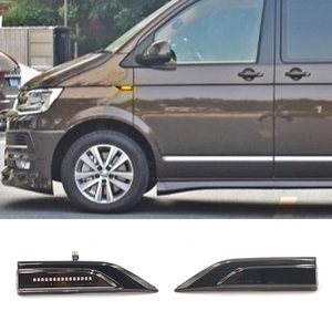 Indicador lateral dinámico LED para coche, luz intermitente para VW Volkswagen Transporter T6 Multivan Caddy - Product Image 1