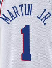 Dikişli veya baskılı basketbol formaları Philadelphia 0 Maxey 1 Harden 8 Millsap 12 Harris 21 Embiid 25 Simmons - Product Image 2