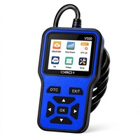 Herramienta de Diagnóstico de Automóviles, Escáner OBD2, Detector de Fallas, Diagnóstico del Motor V500, Lector de Códigos Azul y Negro OLIVER