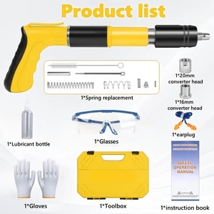 Mini Gun Staple Gun Household Nail Gun Concrete Special Gun Nail Line Channel Steel Staple Gun Wall Ceiling Tool - Product Image 3