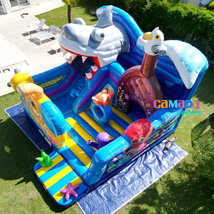 ชุดรูปแบบปราสาทเด้งดึ๋งชายหาดบ้านเป่าลมสำหรับเช่าในงานปาร์ตี้ - Product Image 5