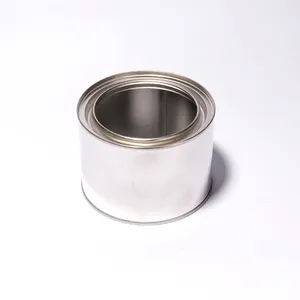 8 Unzen schwarze Kerzendosen runde Behälter für Kerzen metallische Zinngefäße mit Deckel für Die Kerzenherstellung