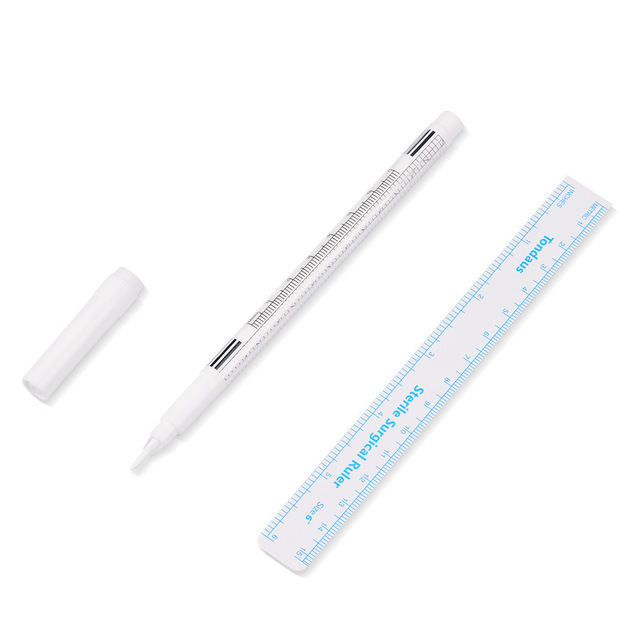 Easy-to-Erase White Permanent Makeup Marker Pen Laser Beauty Micro Needle Embroidery Skin Positioning Durable Plastic Commercial