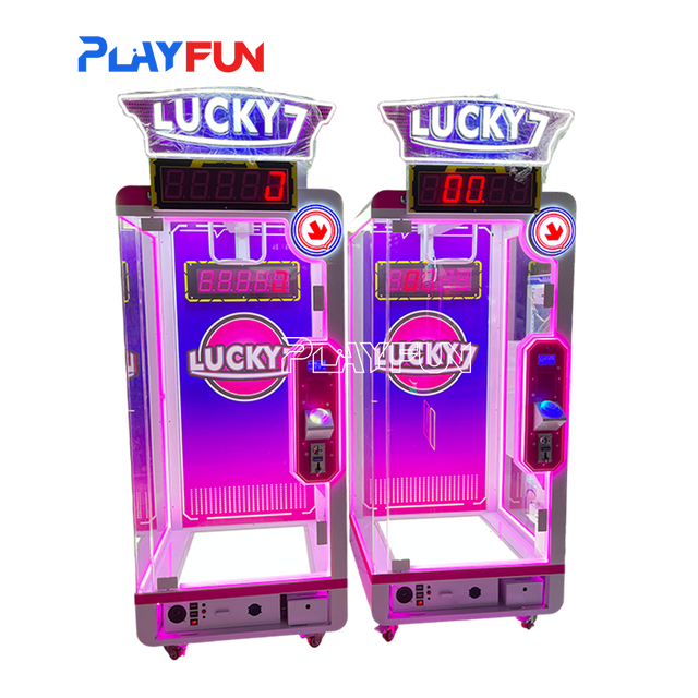 Lucky 7 Prize Machine Count Time Challenge Machine Cut Big Doll Toy Vending Game Machine  for Shopping Mall Amusement Center