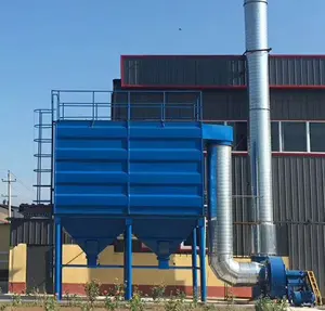 Jet Pulse Bag House Filter Dust Collector Dust Cleaning Equipment For Paper Production