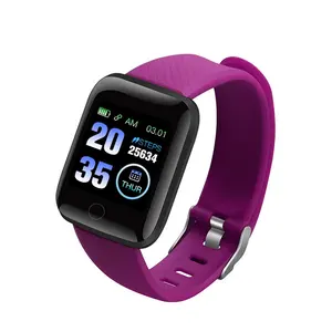 गर्म बेच स्मार्ट घड़ी 116 प्लस कलाई बैंड कंगन खेल wristband स्वास्थ्य smartwatch D13