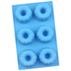 Moule à bougies en silicone écologique personnalisé avec logo, 6 cavités, forme Savarin, pour gâteaux DIY, OEM/ODM - Product Image 3