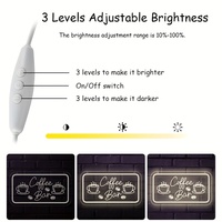 Enseigne lumineuse au néon pour bar à café, restaurant, magasin de café, cuisine, chambre à coucher, salle de jeux, maison, fête d'anniversaire, décoration murale, 5V USB