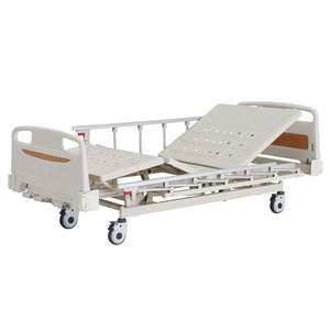 3 fonctions clinique patient <span class=keywords><strong>lit</strong></span> manuel 3 manivelle <span class=keywords><strong>lit</strong></span> manuel réglable hôpital <span class=keywords><strong>lit</strong></span> médical prix bon marché - Product Image 3