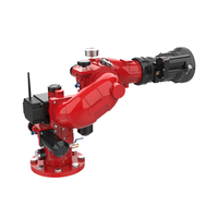 Canon à eau électrique motorisé 4800-7200 LPM longue portée 85-95 m, jet de brouillard, en alliage d'aluminium, pour réservoirs d'hydrocarbures et fermes