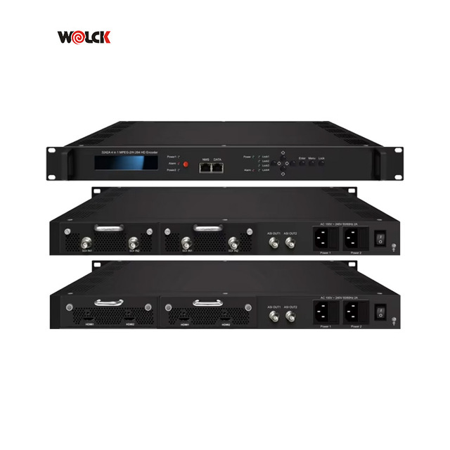 IPTV Digital TV Local Source Audio Vido 24 Channels HD Input IP Output H264 Encoder WK-3244S