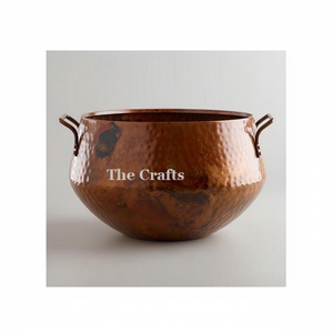 กระถางทำจากทองแดงที่มีด้ามจับทรงกลมปรับขนาดได้สำหรับตกแต่งระเบียง - Product Image 1