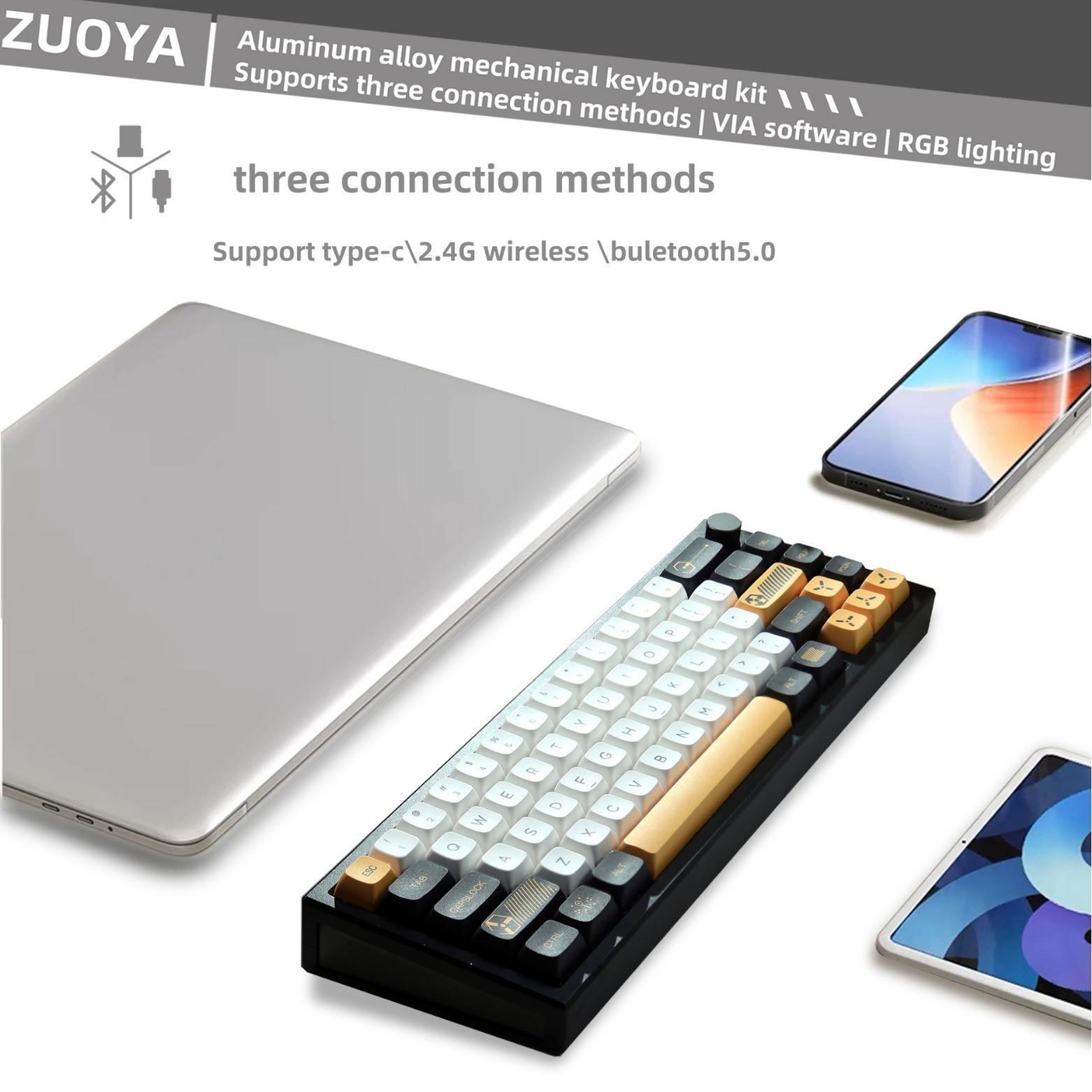 ZUOYA LMK66 Aluminum Mechanical Gaming Keyboard Kit