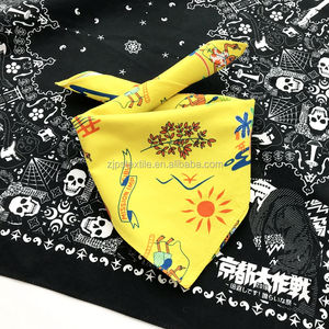 Pirata soie sauvage chiffon hommes cou écharpe Bandana bandeaux pour les gars cou tête foulard mexicain Bandannas - Product Image 4