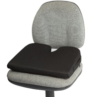 Coussin de siège en mousse à mémoire de forme orthopédique personnalisé pour chaise de bureau et conducteur de voiture