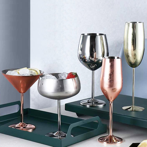 Verre à champagne sans pied en acier inoxydable, gobelet à eau en métal personnalisé, gobelet <span class=keywords><strong>vintage</strong></span> pour boire - Product Image 6