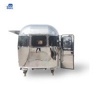 MAICHE Camion de restauration mobile en acier inoxydable, couleur et taille personnalisables, pour la vente de fast-food, de confiseries et de chips, style urbain, pour la restauration commerciale en extérieur