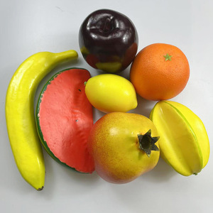 Set di Frutta <span class=keywords><strong>e</strong></span> Verdura Simulati, Ornamenti Decorativi tra cui Mele, Banane, Limoni, <span class=keywords><strong>Zucche</strong></span> <span class=keywords><strong>e</strong></span> Pere - Product Image 5