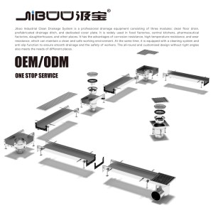 Système de Drainage Hygiénique en Acier Inoxydable Moderne pour Utilisation en <span class=keywords><strong>Cuisine</strong></span> Industrielle et Commerciale Drainage au Sol pour l'Industrie Agroalimentaire - Product Image 4