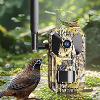 Anxinkang Cellular Trail Camera 4G LTE Incluye TARJETA DE, cámara de juego impermeable verde para vida silvestre