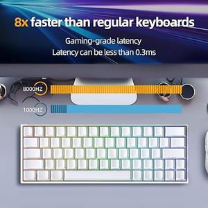 <span class=keywords><strong>Clavier</strong></span> mécanique IROK ND63 à déclenchement rapide, interrupteur magnétique, <span class=keywords><strong>clavier</strong></span> de jeu filaire programmable RGB pour jeux Win/Mac - Product Image 2