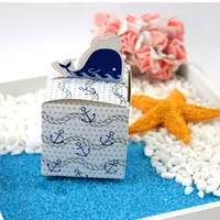 Creative Dolphin Baby Shower Favor Box Party Favors Paper Gift Box