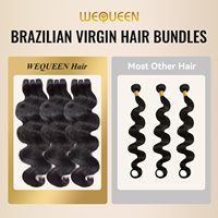 Extensions de cheveux humains brésiliens ondulés de grade 12A, 100 % vierges Remy, pour femmes noires