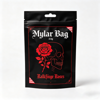 Nouveau sac en Mylar de 3,5 g + boîte cadeau holographique de 350 g - Imprimé numériquement, nouveau design, en stock