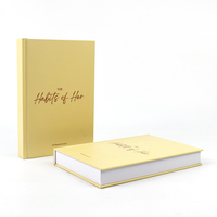 Agenda Personalizada de Tapa Dura, 100 Hojas, Sin Fecha, Metas Diarias, Registro de Gratitud, Tabla de Hábitos, Páginas de Reflexión