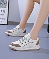 2025 usine en gros femmes grande taille mode chaussures de sport décontractées à lacets maille respirant vulcanisé pour l'automne printemps