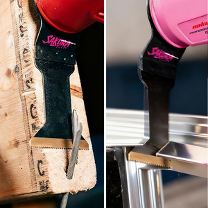Lame oscillante universelle NAKAMURA en carbure <span class=keywords><strong>de</strong></span> titane, accessoires d'outils électriques <span class=keywords><strong>de</strong></span> coupe multi-usages avec Starlock, garantie 1 an - Product Image 4