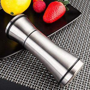 Moulin à épices manuel pour sel et poivre en acier inoxydable - Product Image 4