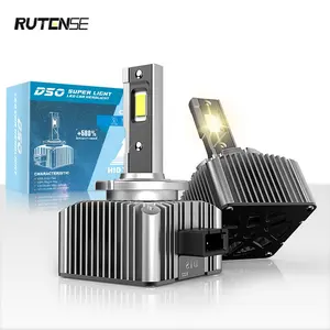 RUTENSED1自動LED電球12000ルーメン35wD4 D2 D3 D5D8キセノンカーLED隠しヘッドライトフォグライトバルブ