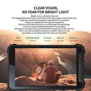 Nueva Tablet Industrial Resistente con Android 13, Octa Core Qualcomm 2.0GHz, Pantalla de 8 Pulgadas, 6GB, NFC, IP68, Wi-Fi, 600 Nits, GPS Profesional, GSM - Product Image 3