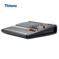 Console de mixage professionnelle Thinuna MX-F8 8 canaux avec effets, mixeur audio USB, amplificateur de puissance, console de mixage avec microphone